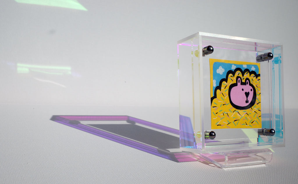Sprinkle Sheep - Framed Post-it Note