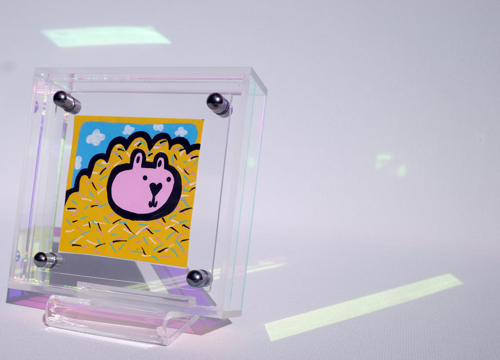 Sprinkle Sheep - Framed Post-it Note