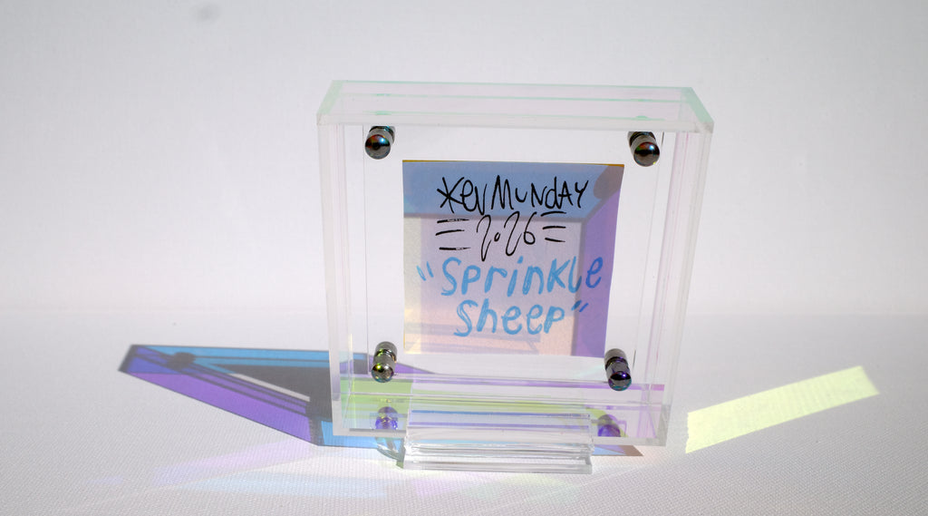 Sprinkle Sheep - Framed Post-it Note