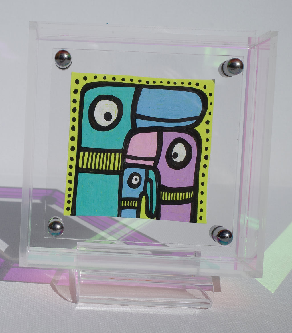 Hook a Duck - Framed Post-it Note
