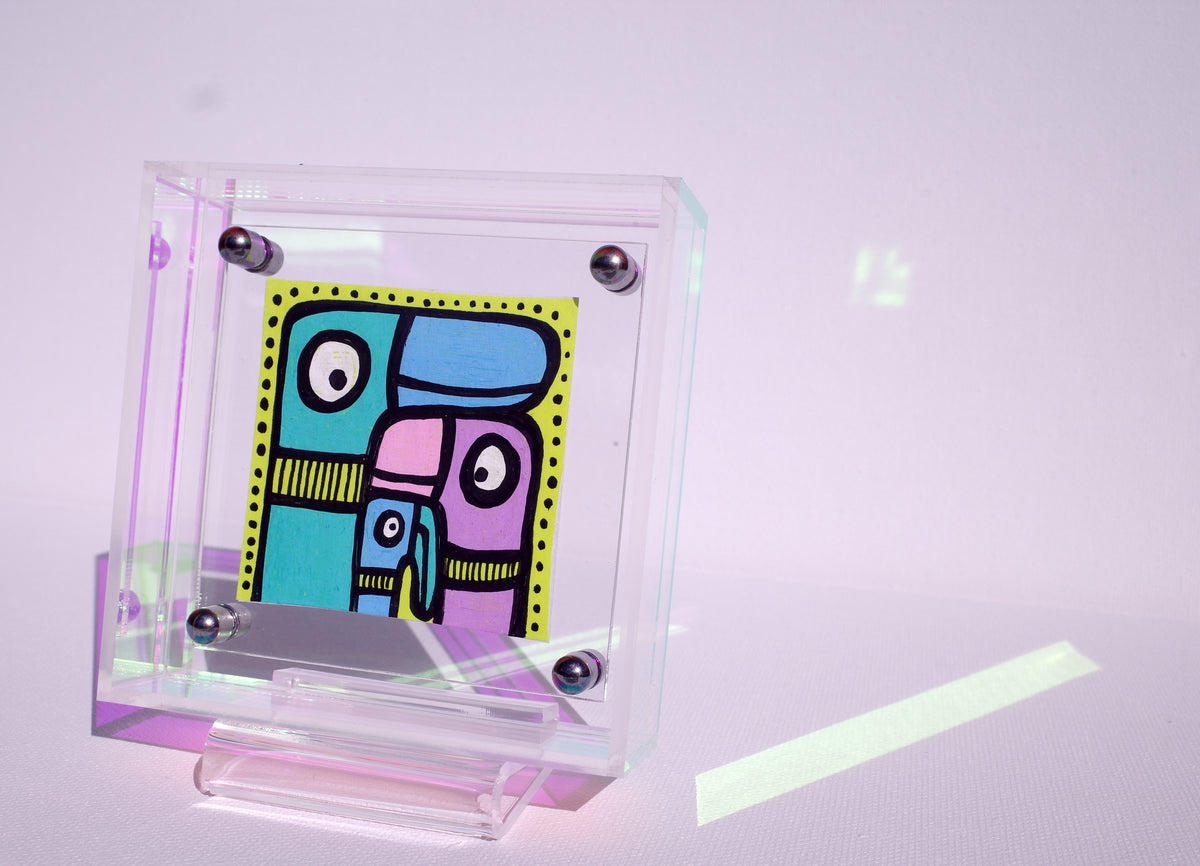 Hook a Duck - Framed Post-it Note