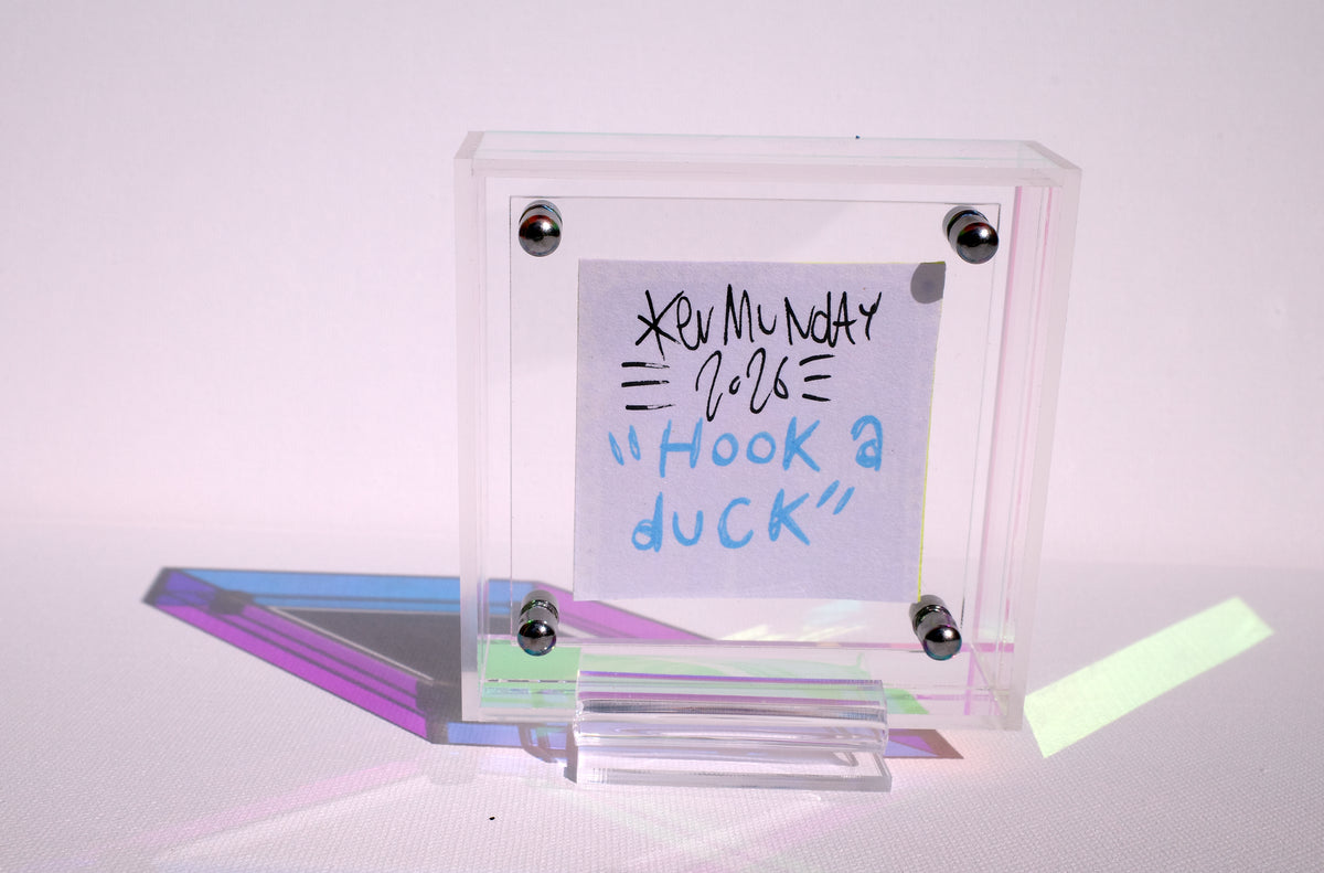 Hook a Duck - Framed Post-it Note