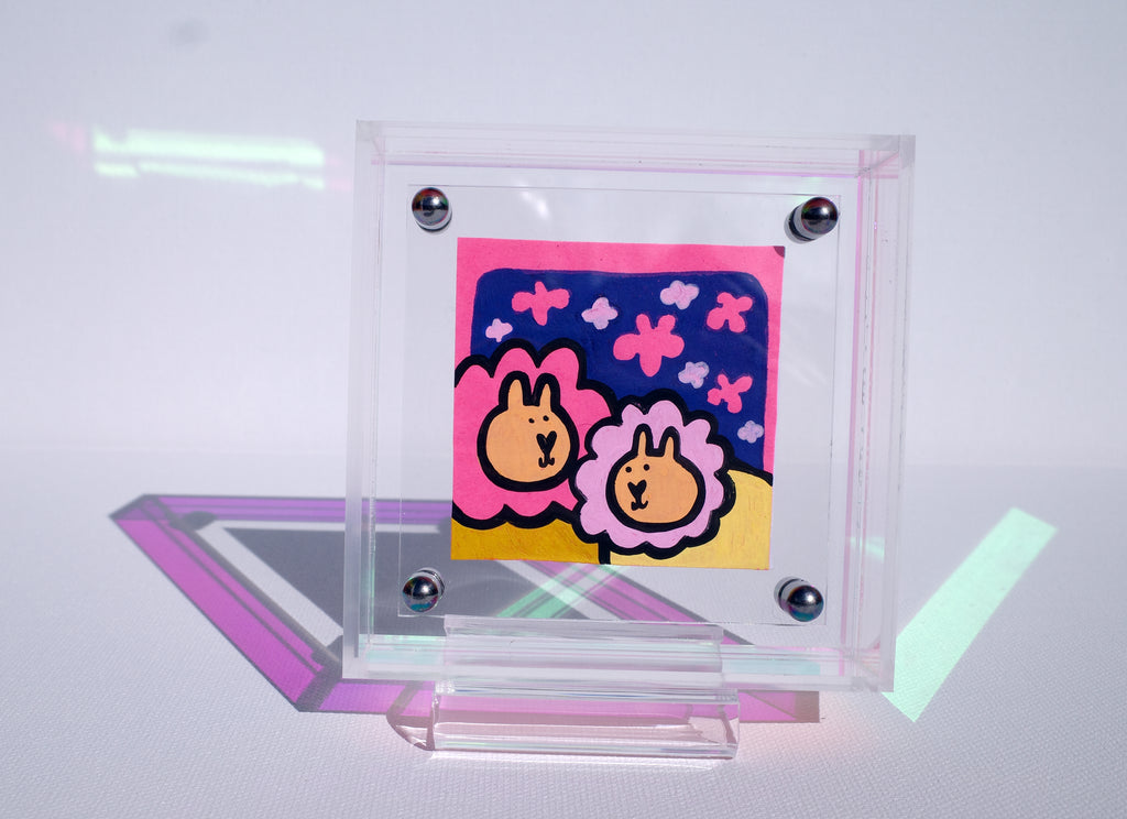 Cloud Watching- Framed Post-it Note