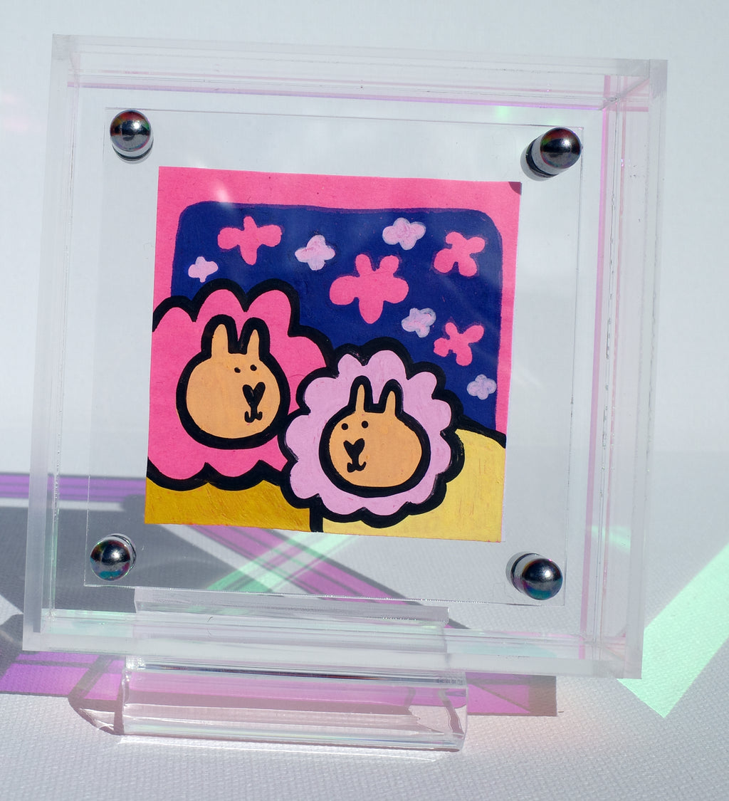 Cloud Watching- Framed Post-it Note