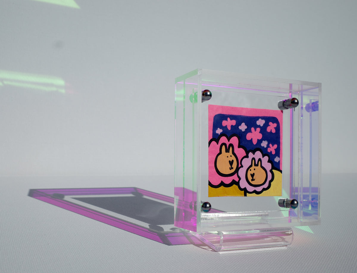 Cloud Watching- Framed Post-it Note