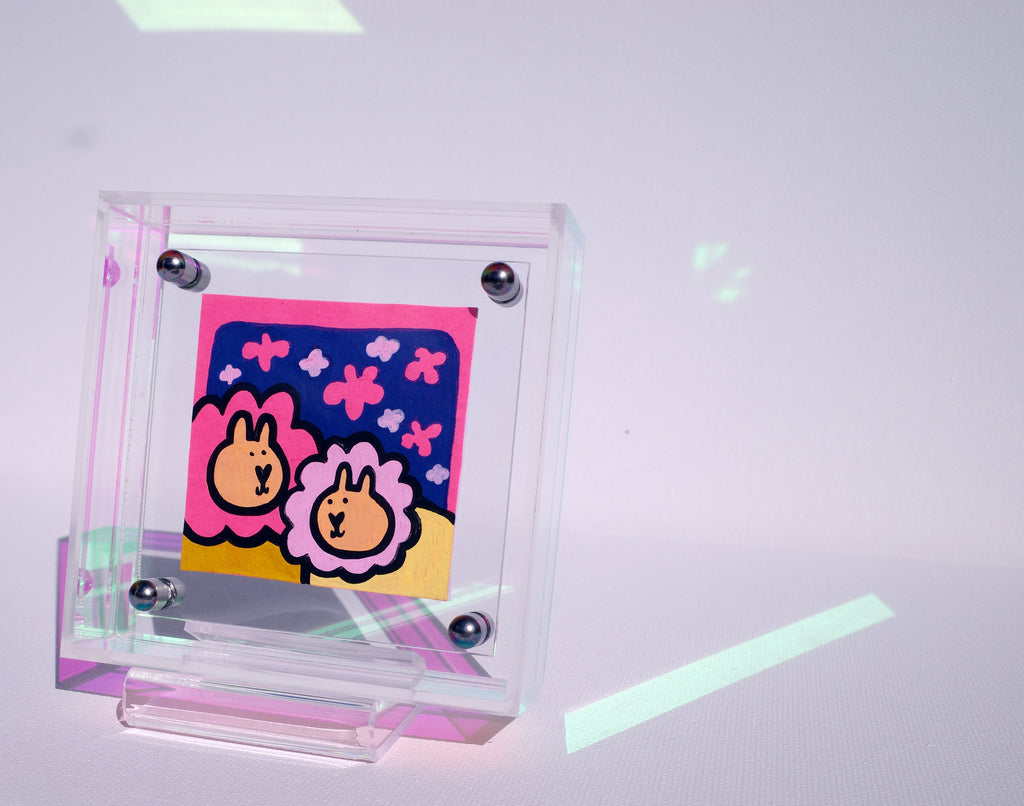 Cloud Watching- Framed Post-it Note