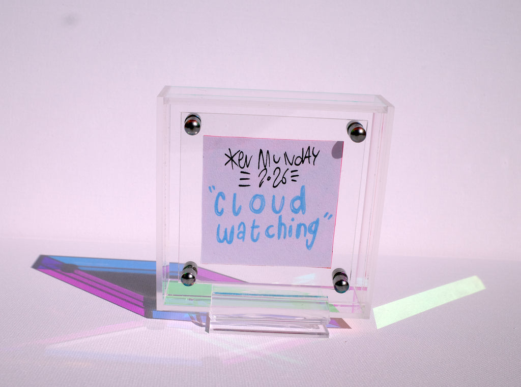 Cloud Watching- Framed Post-it Note