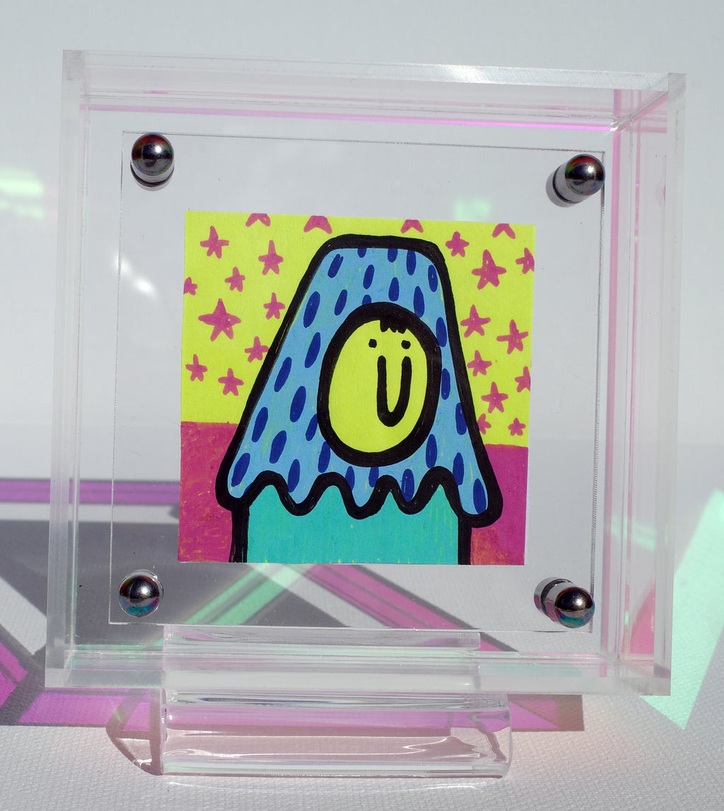 Bucket Hat - Framed Post-it Note