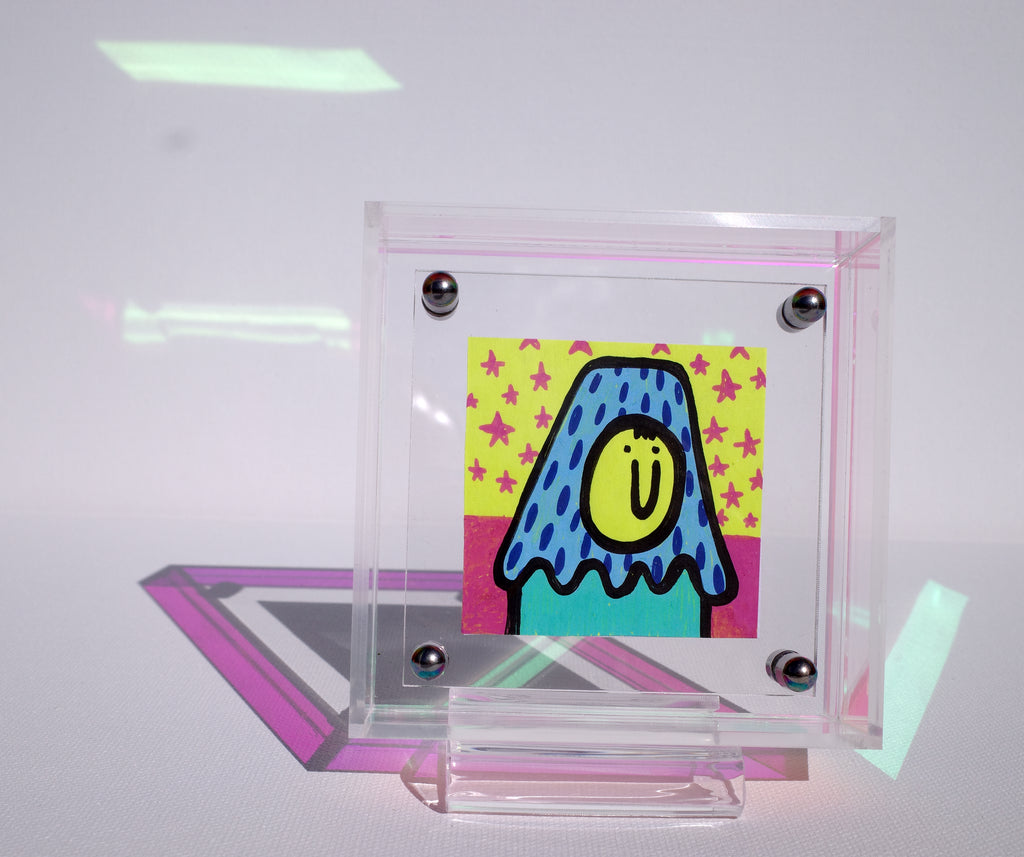 Bucket Hat - Framed Post-it Note