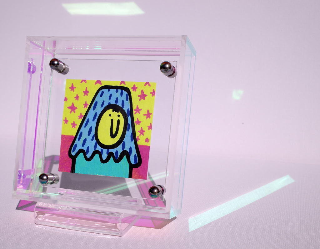 Bucket Hat - Framed Post-it Note