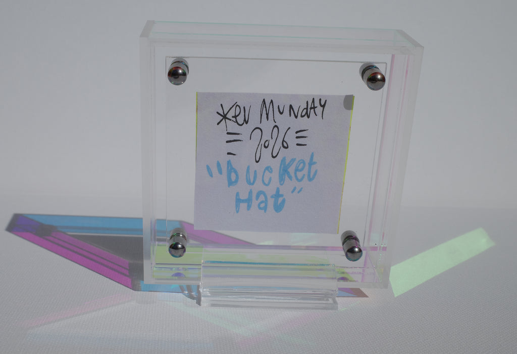 Bucket Hat - Framed Post-it Note