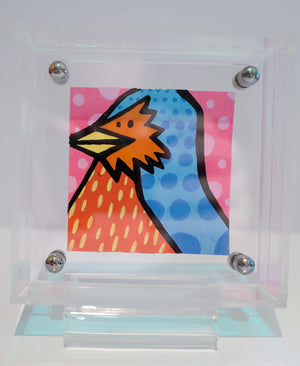 The King Fisher - Framed Post-it Note