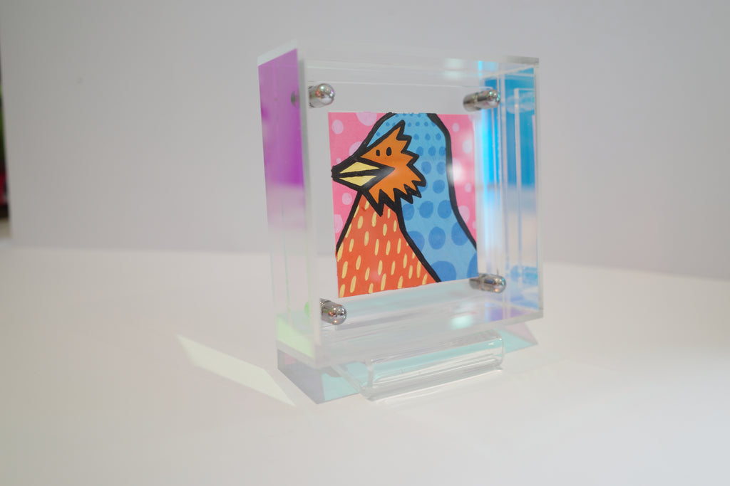 The King Fisher - Framed Post-it Note
