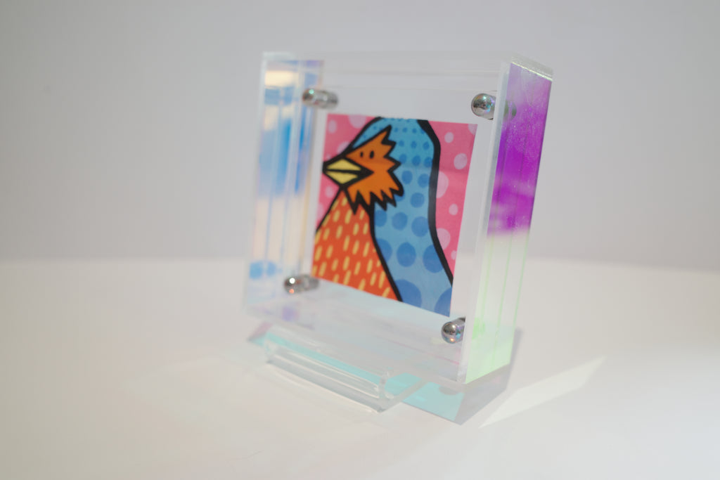 The King Fisher - Framed Post-it Note