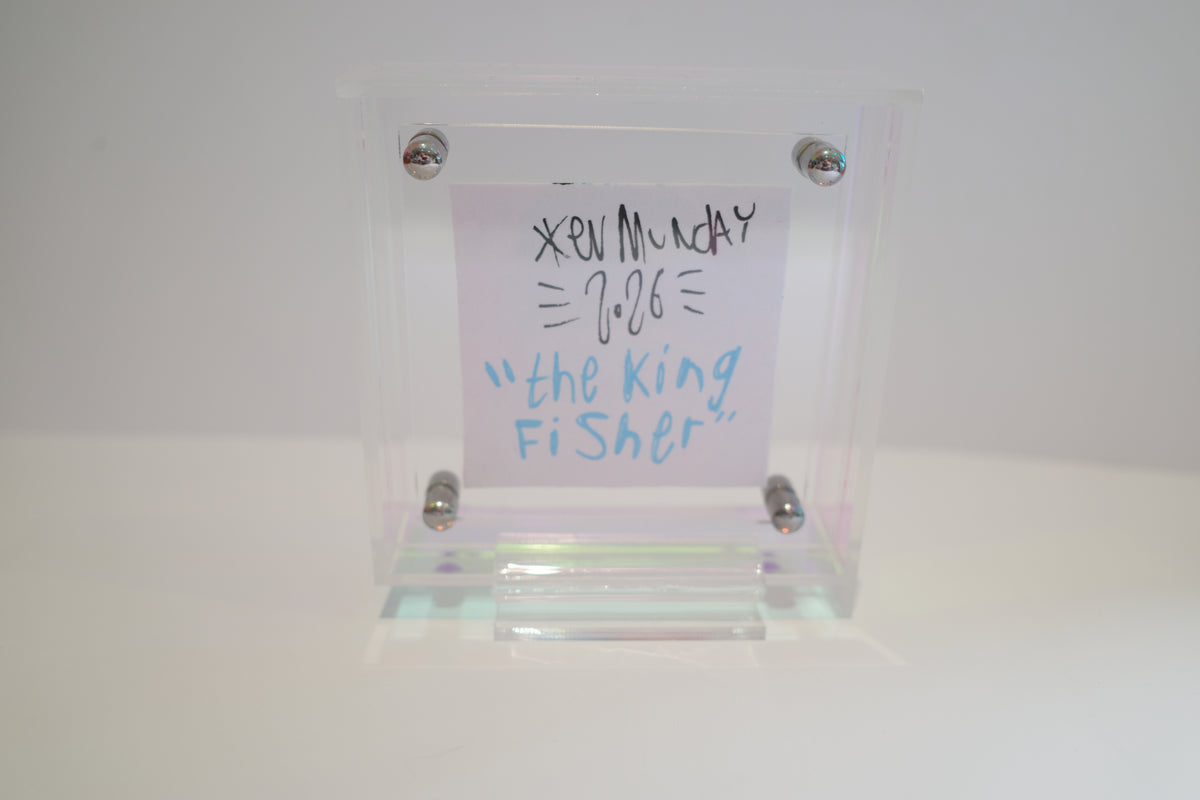 The King Fisher - Framed Post-it Note