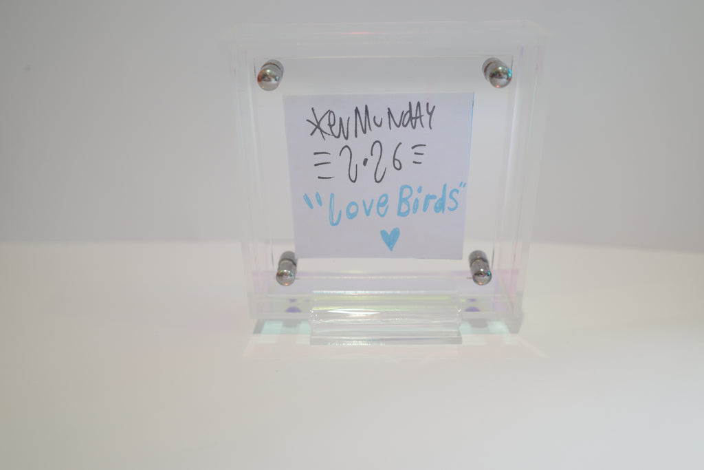 Love Birds - Framed Post-it Note