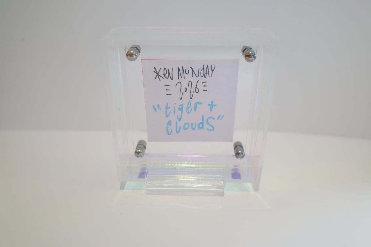 Tiger & Clouds - Framed Post-it Note