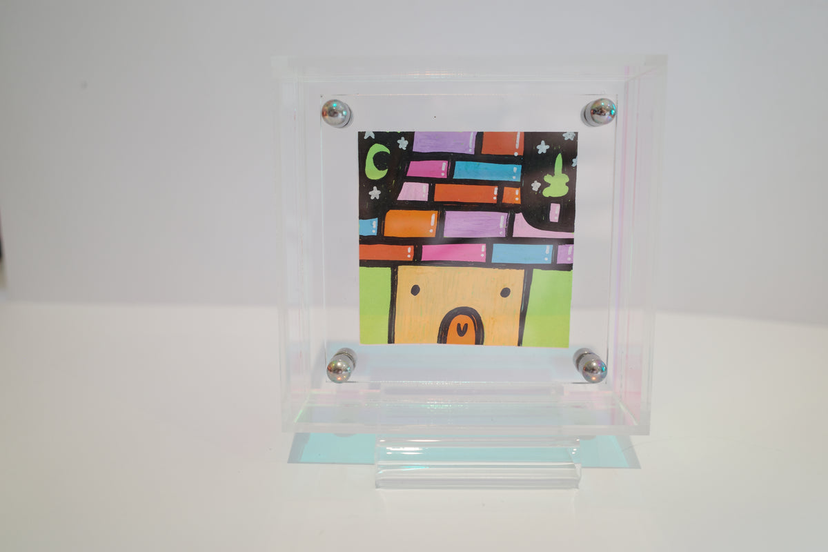 Happy Home - Framed Post-it Note