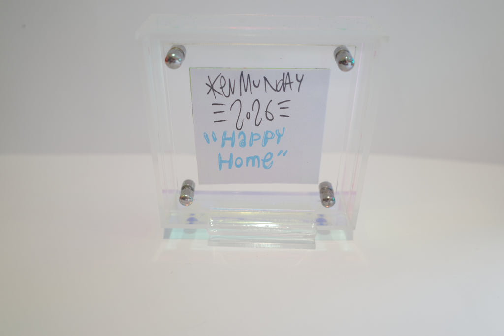 Happy Home - Framed Post-it Note