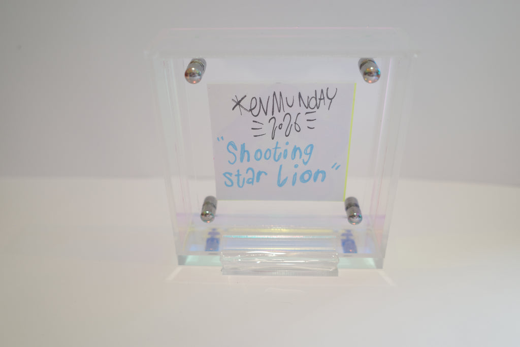 Shooting Star Lion - Framed Post-it Note
