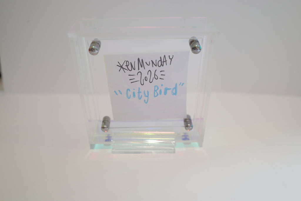 City Bird - Framed Post-it Note