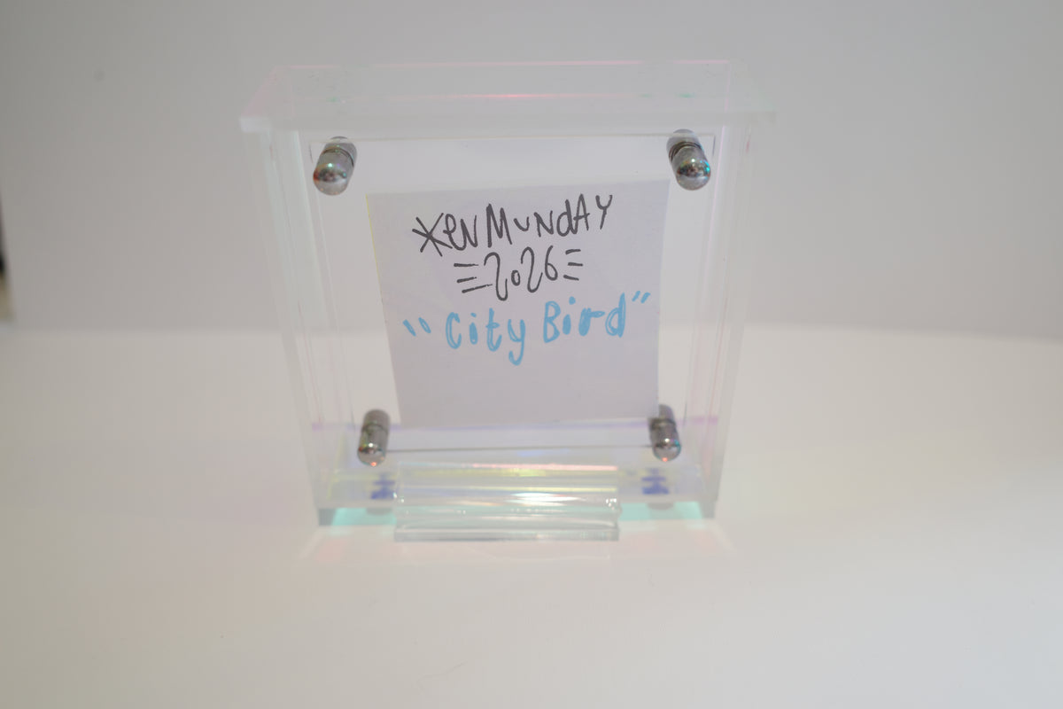 City Bird - Framed Post-it Note