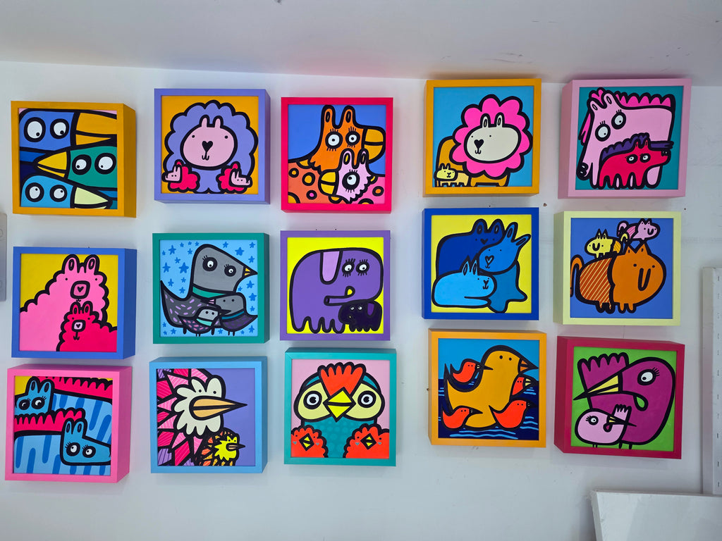 Parents - Llamas - Original Painting