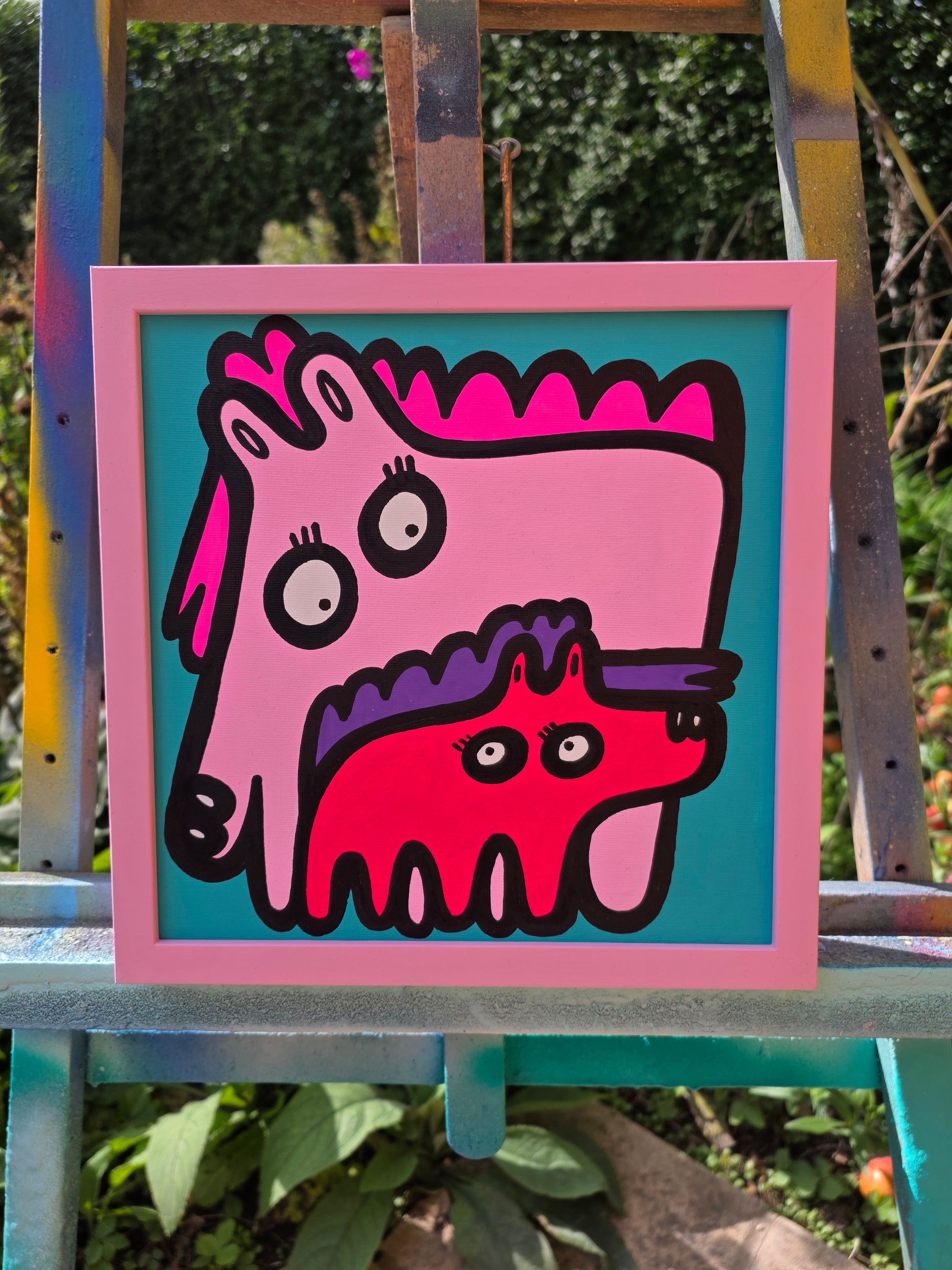 Parents - Ponies - Original Painting