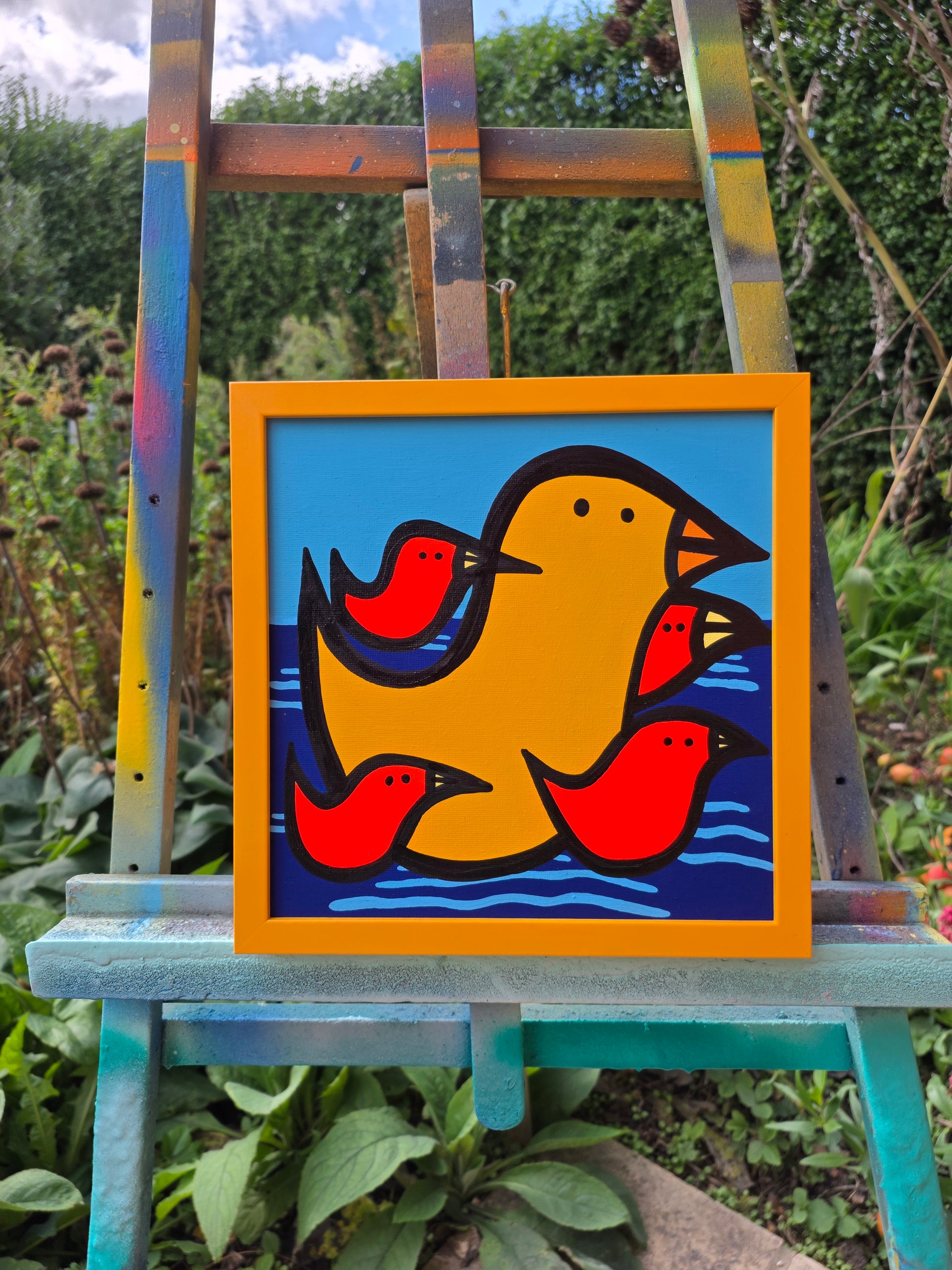 Parents - Ducks - Original Painting