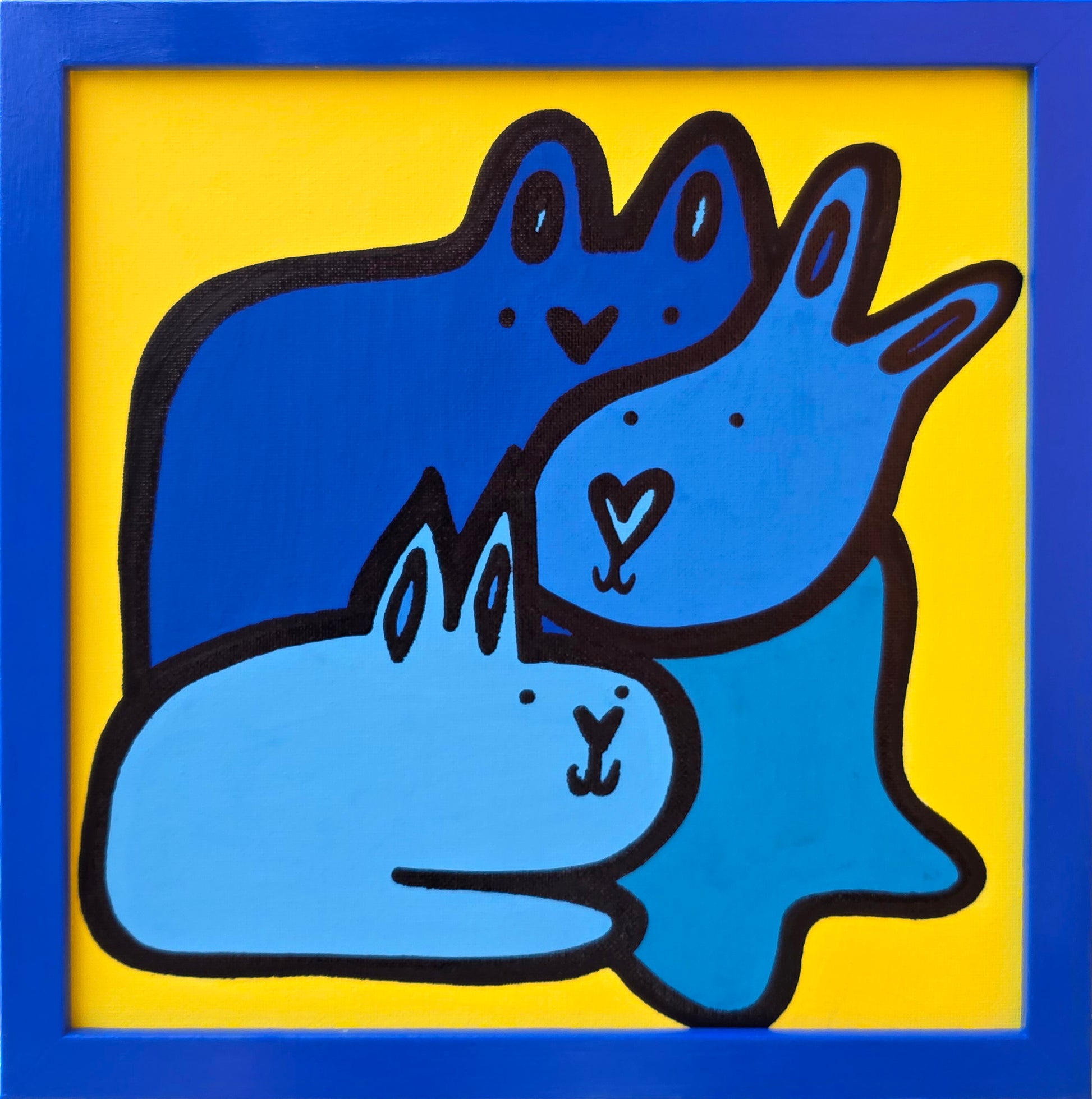 Parents - Rabbits - Original Painting