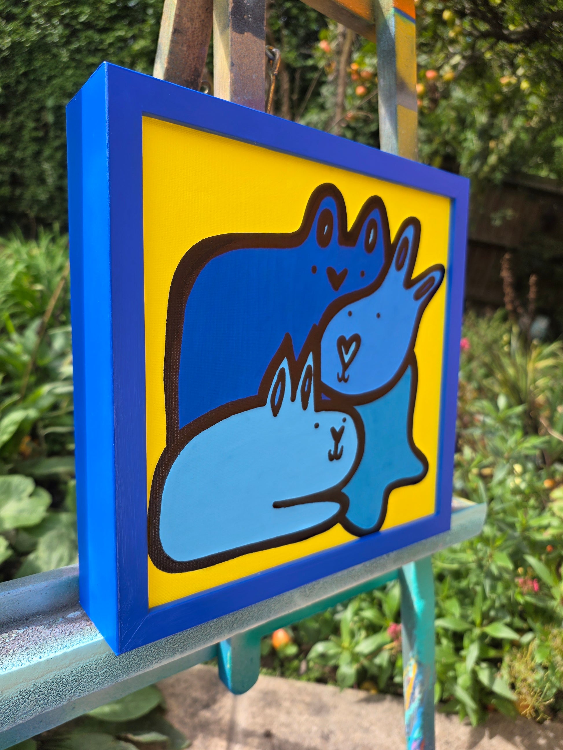 Parents - Rabbits - Original Painting