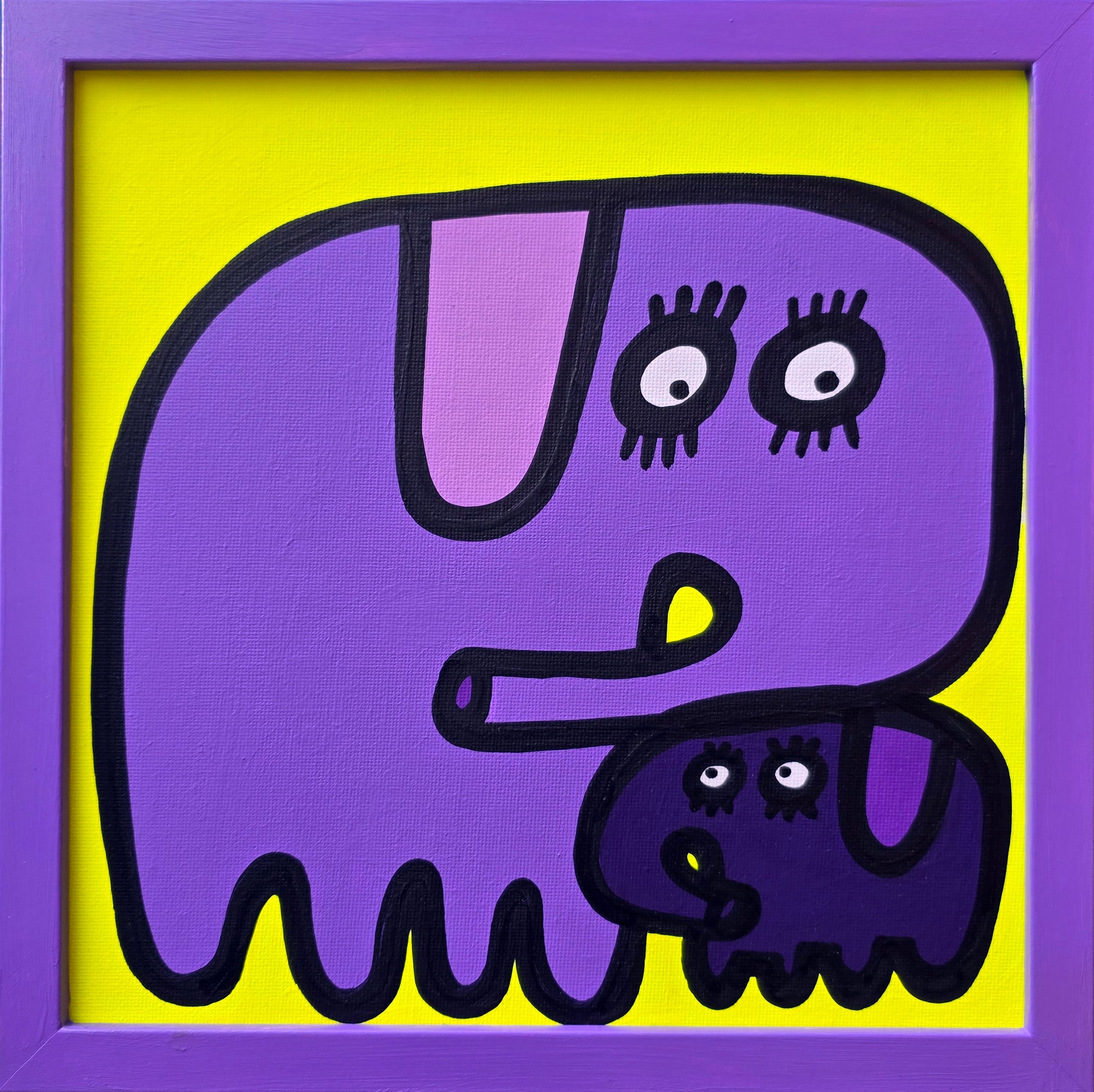 Parents - Elephants - Original Painting