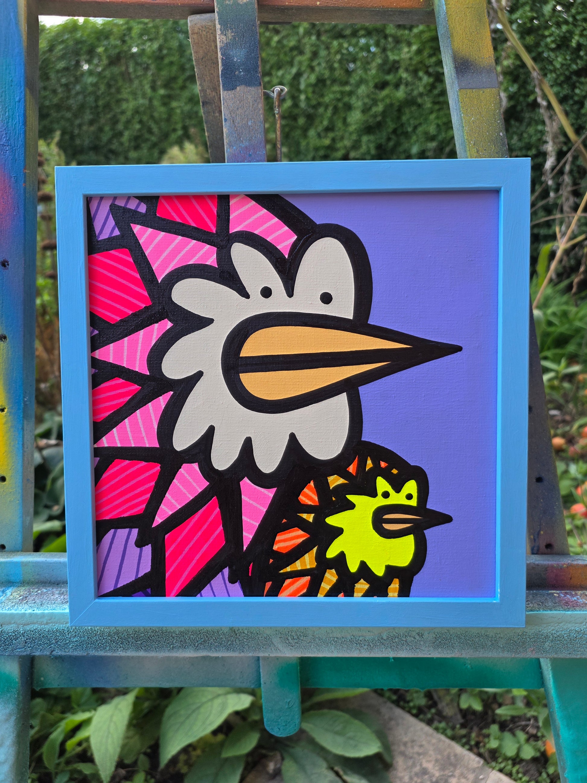 Parents - Owls - Original Painting