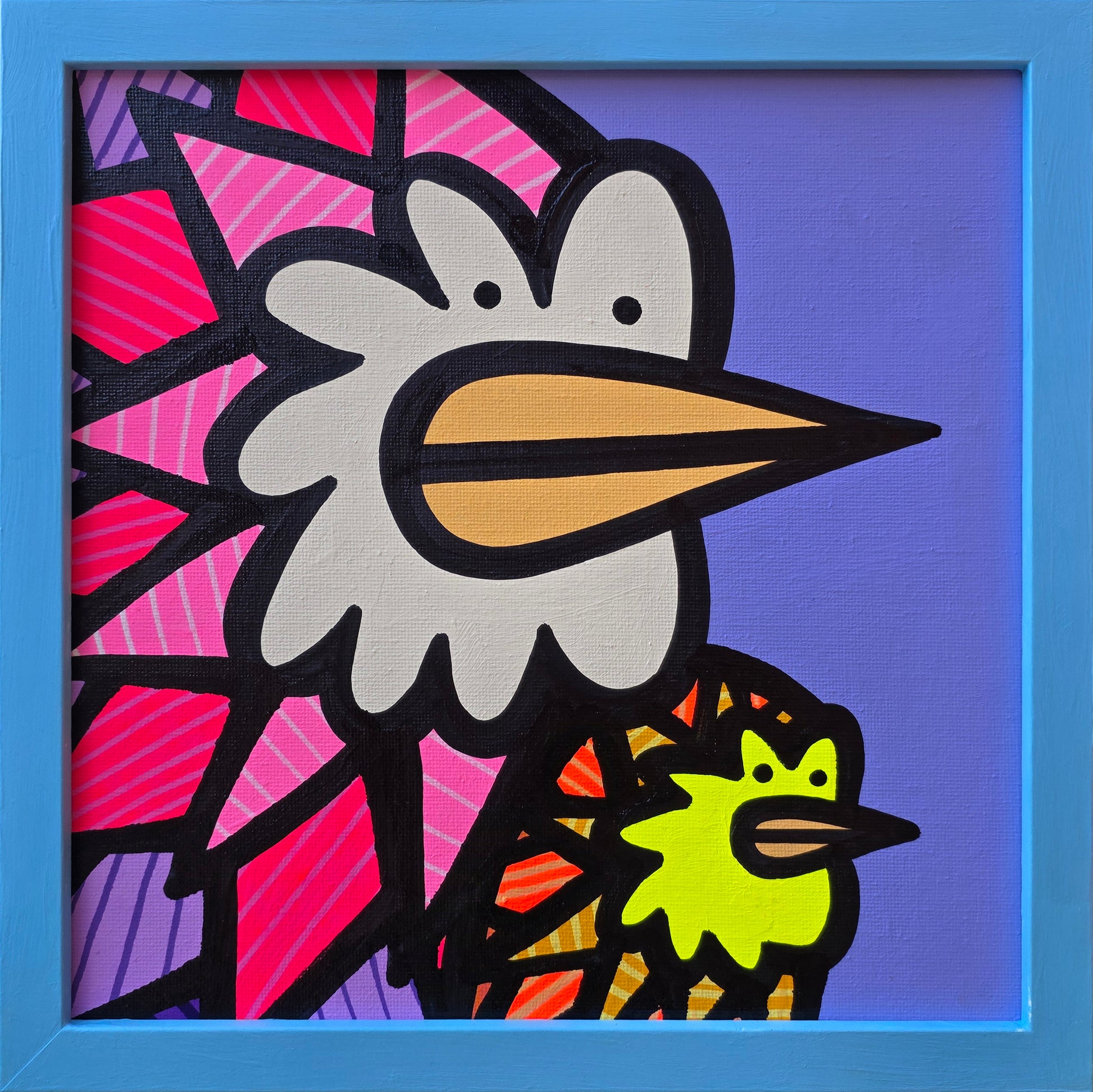 Parents - Owls - Original Painting