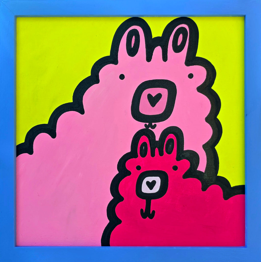 Parents - Llamas - Original Painting