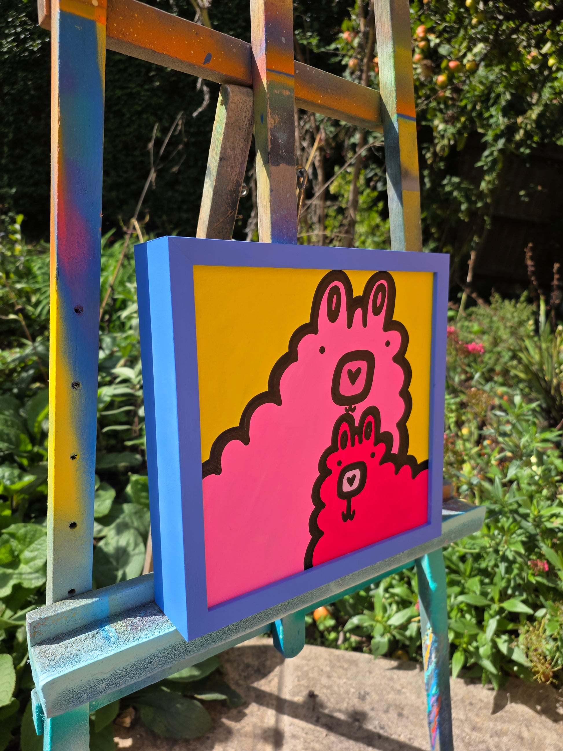 Parents - Llamas - Original Painting