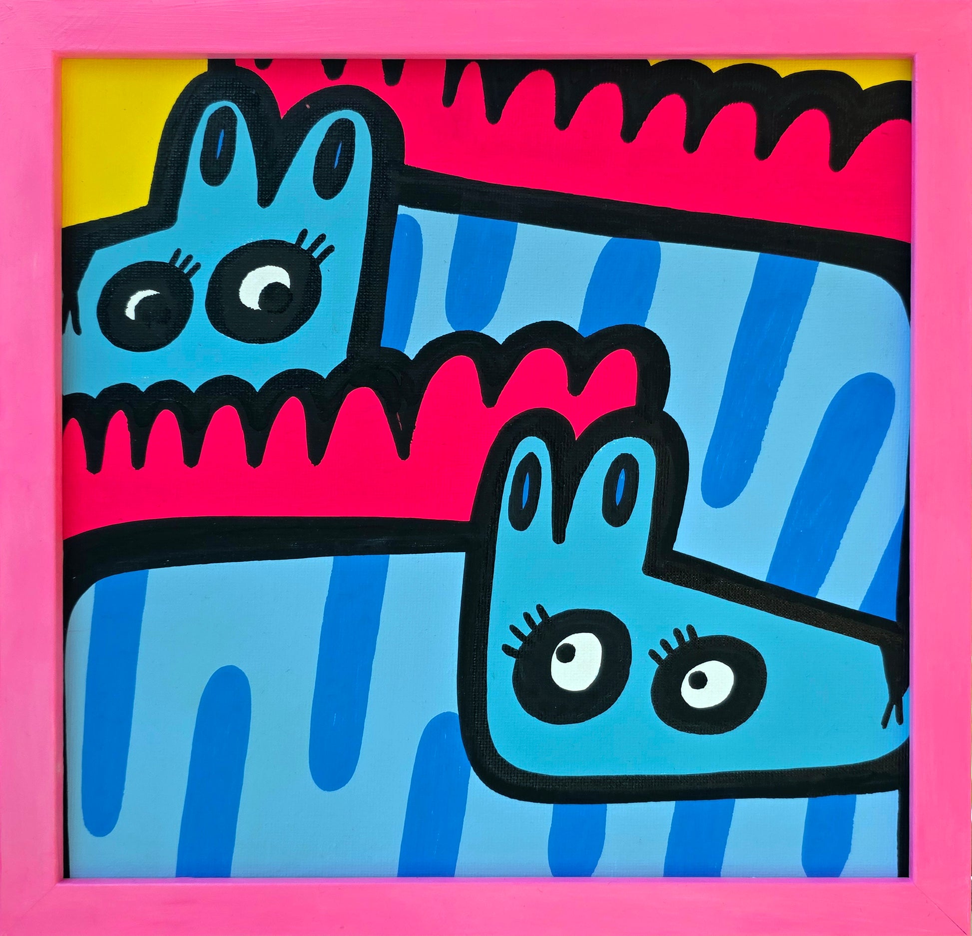 Parents - Zebras - Original Painting