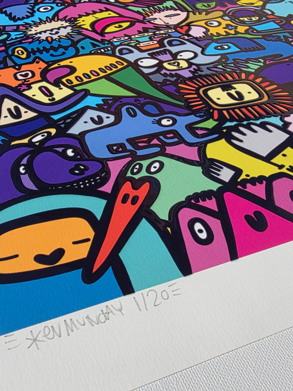Symbiotic Citizens - Textured Giclee Print