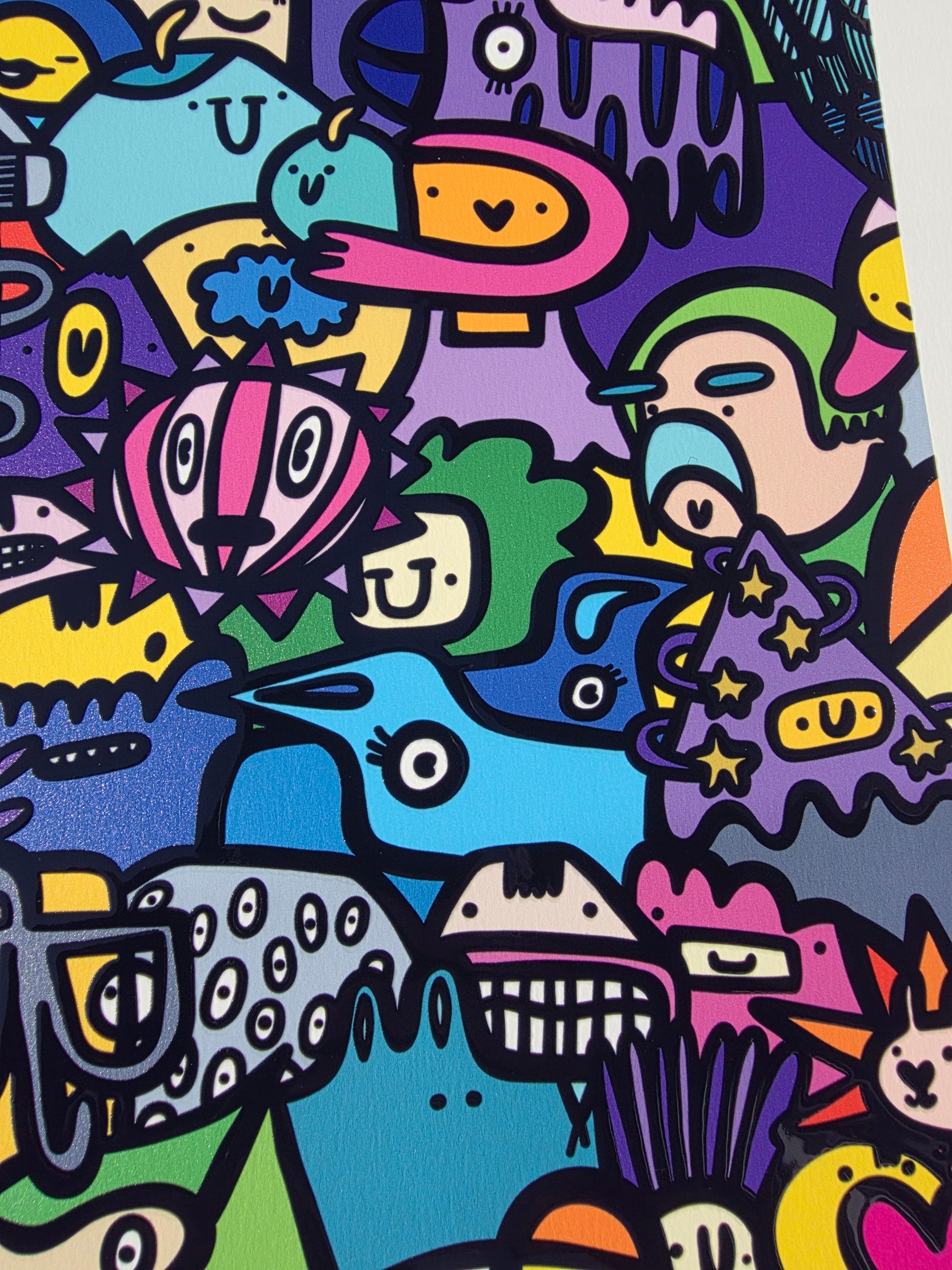 Symbiotic Citizens - Textured Giclee Print