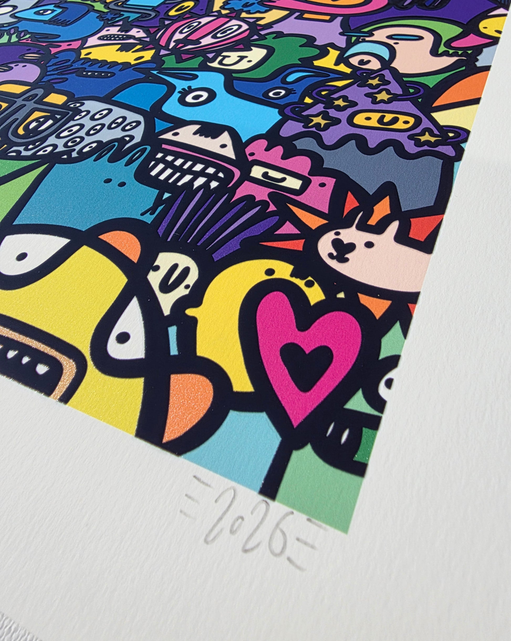 Symbiotic Citizens - Textured Giclee Print