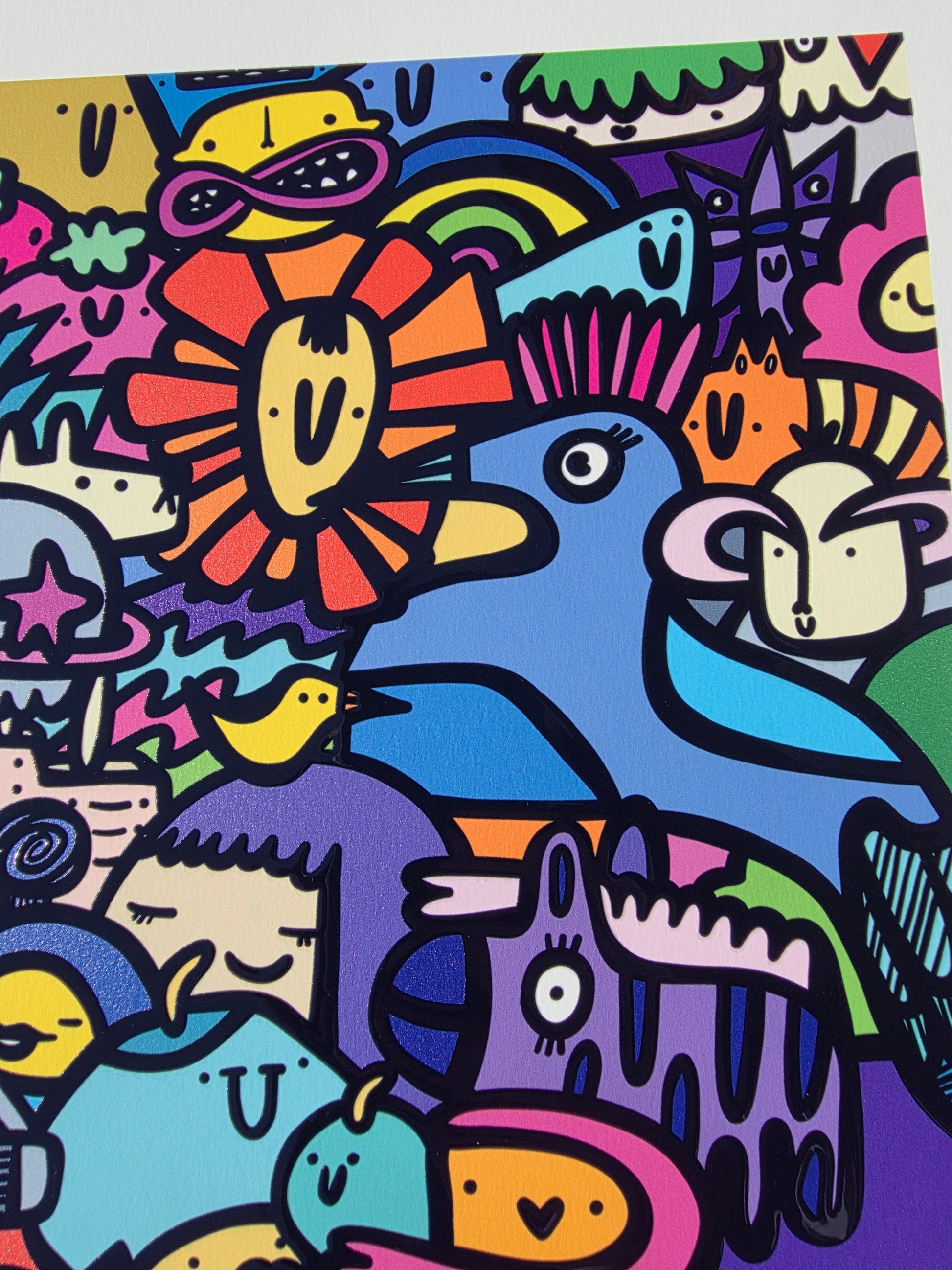 Symbiotic Citizens - Textured Giclee Print