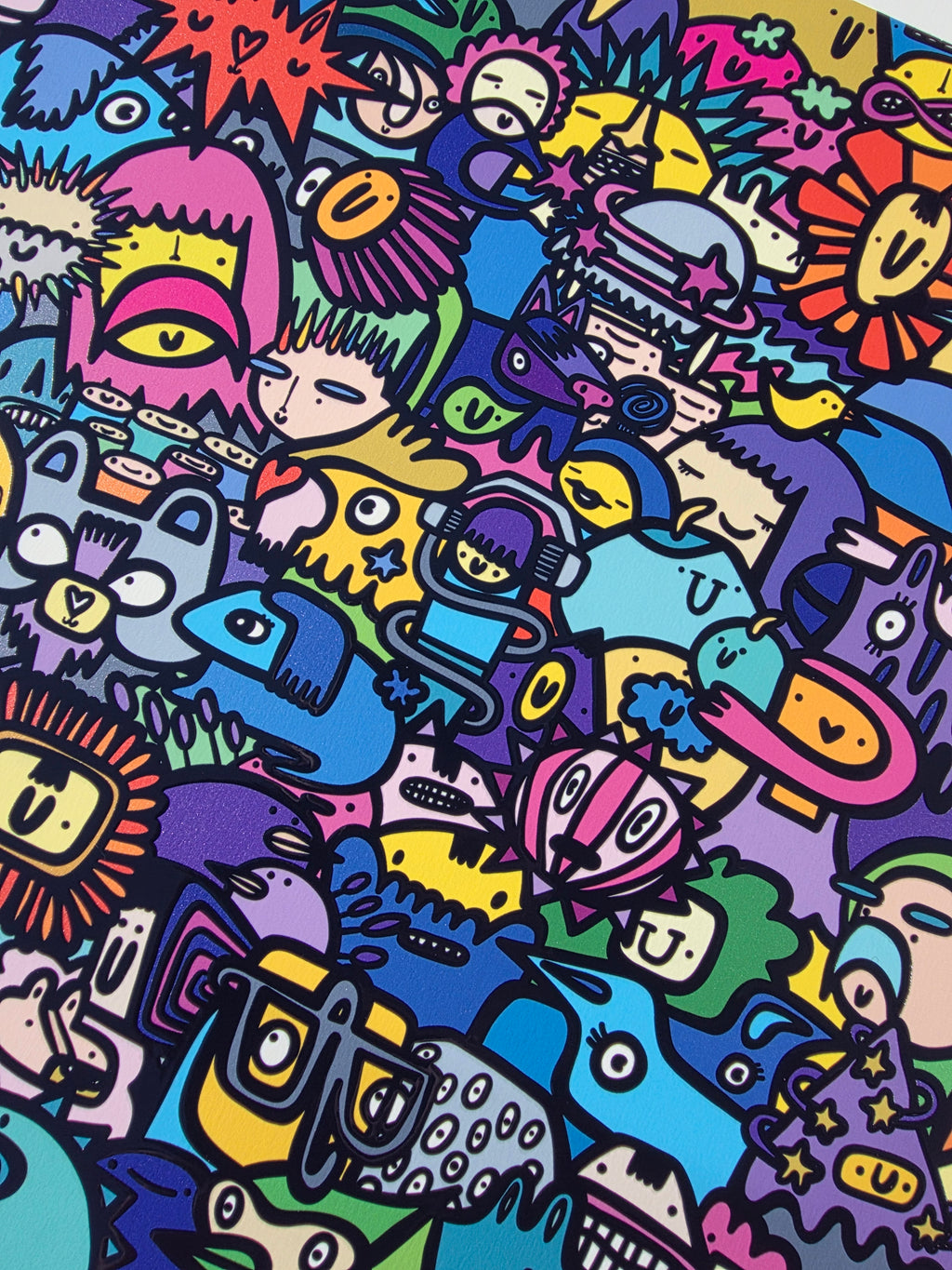 Symbiotic Citizens - Textured Giclee Print