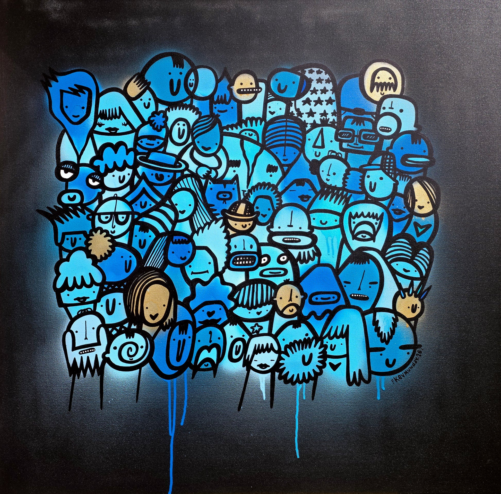 Out of the Blue - Original Painting