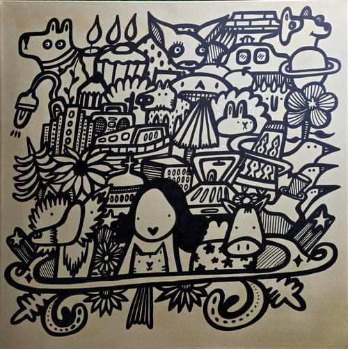 A Day in the Golden City- Original Painting