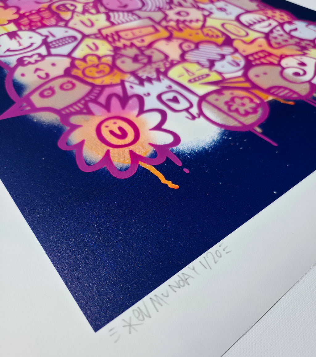 Bubblegum Crowd - Giclee Print
