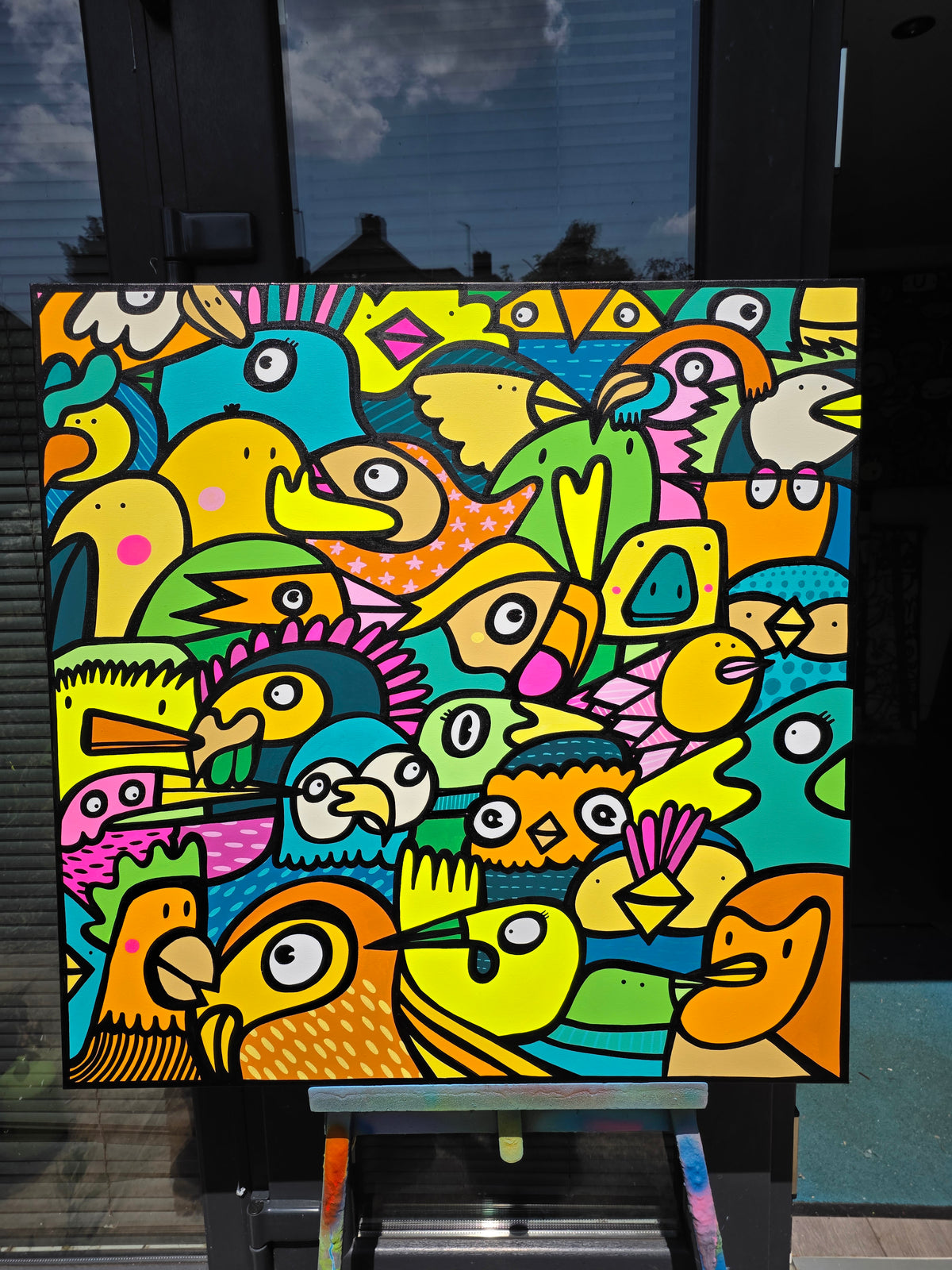 Tropical Flock - Original Painting