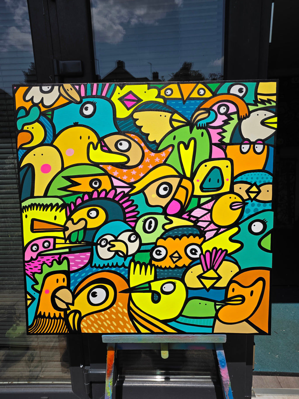 Tropical Flock - Original Painting