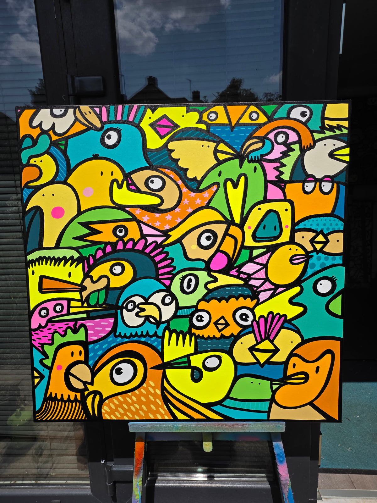 Tropical Flock - Original Painting