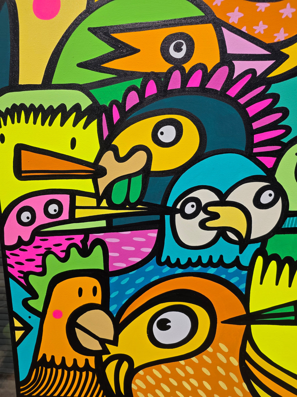 Tropical Flock - Original Painting