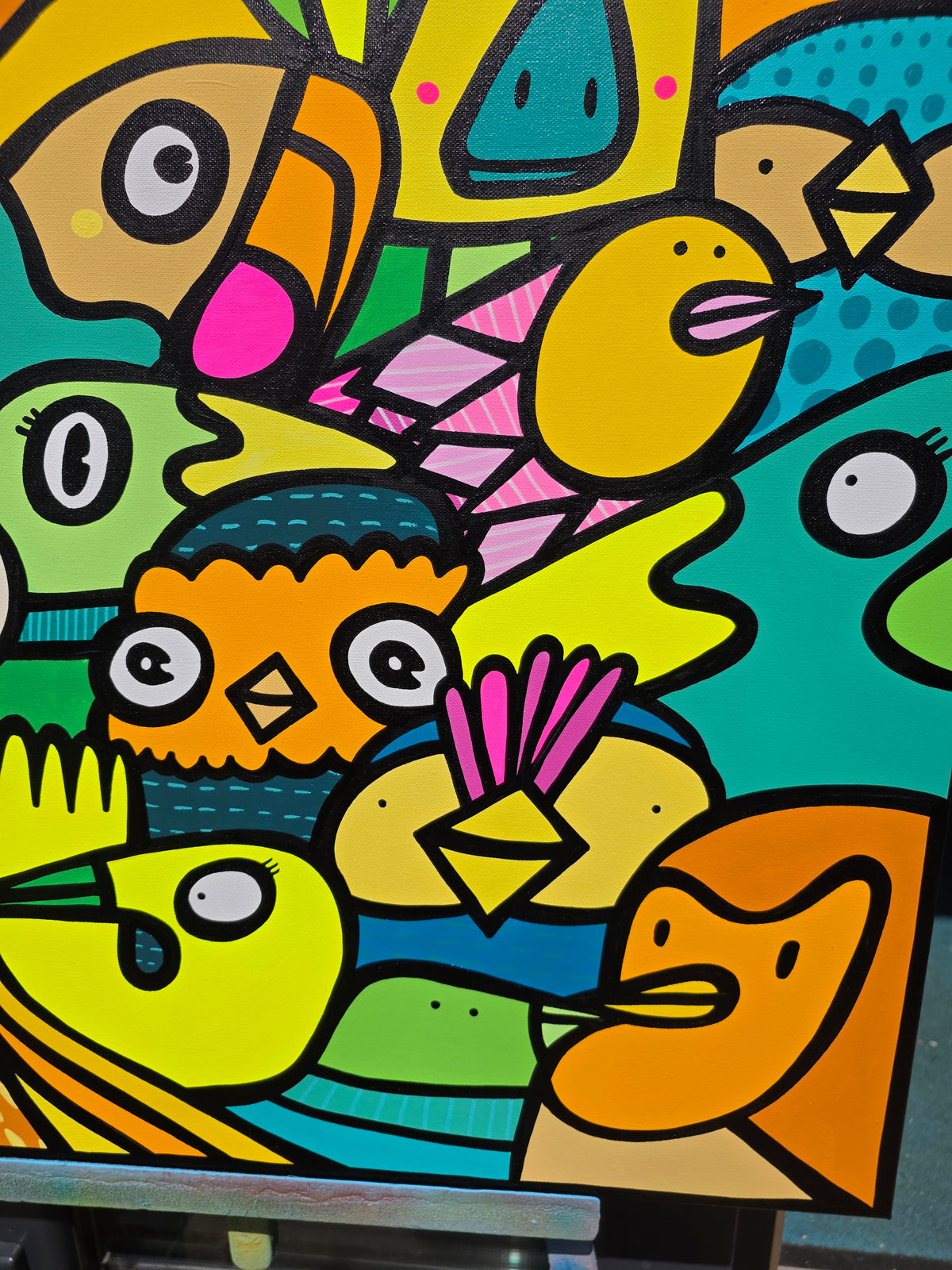 Tropical Flock - Original Painting